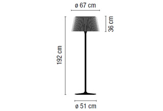 Vibia Plis Outdoor Floor Lamp