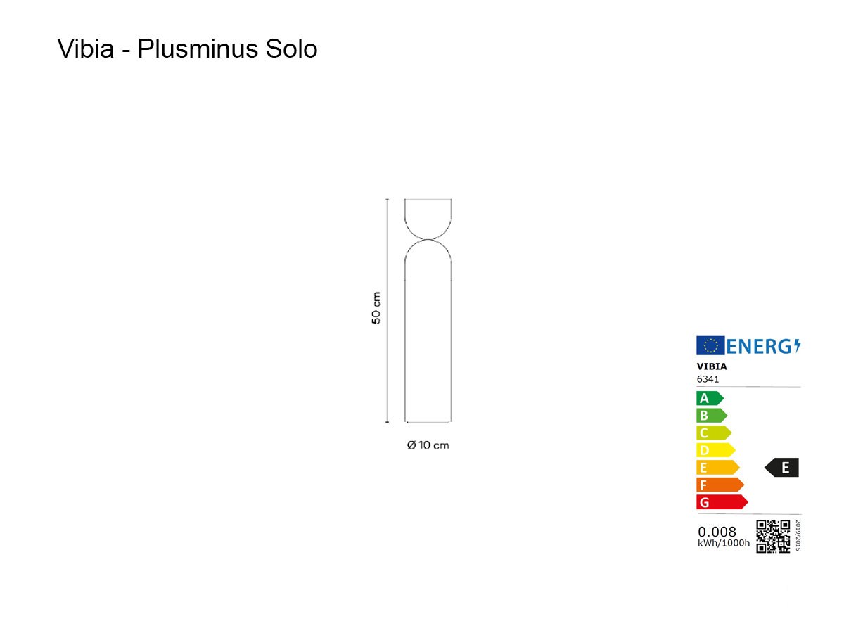 Vibia Plusminus Solo 6341 Floor Lamp