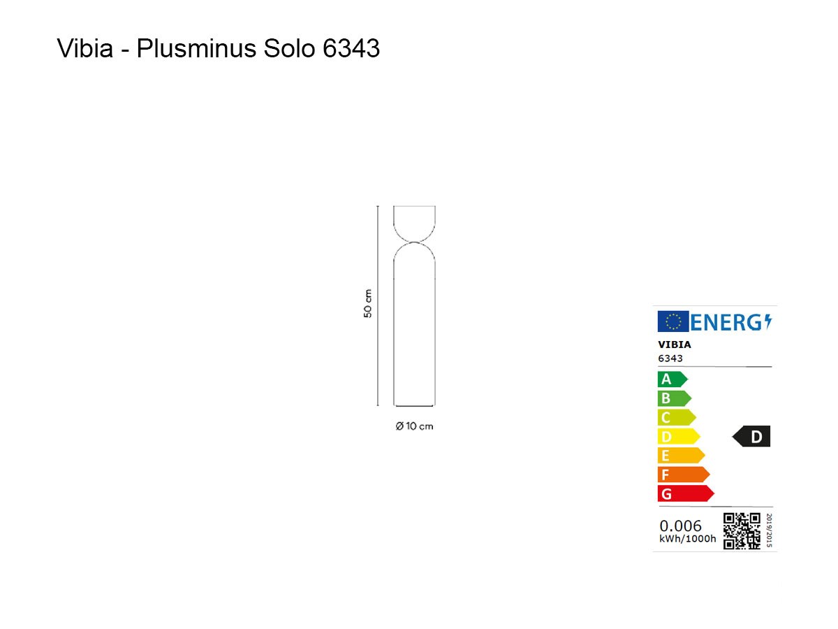 Vibia Plusminus Solo Floor Lamp 6343