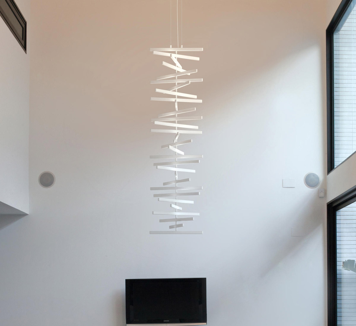 Vibia Rhythm Vertical Stick 47 87 Cm Suspension Lamp