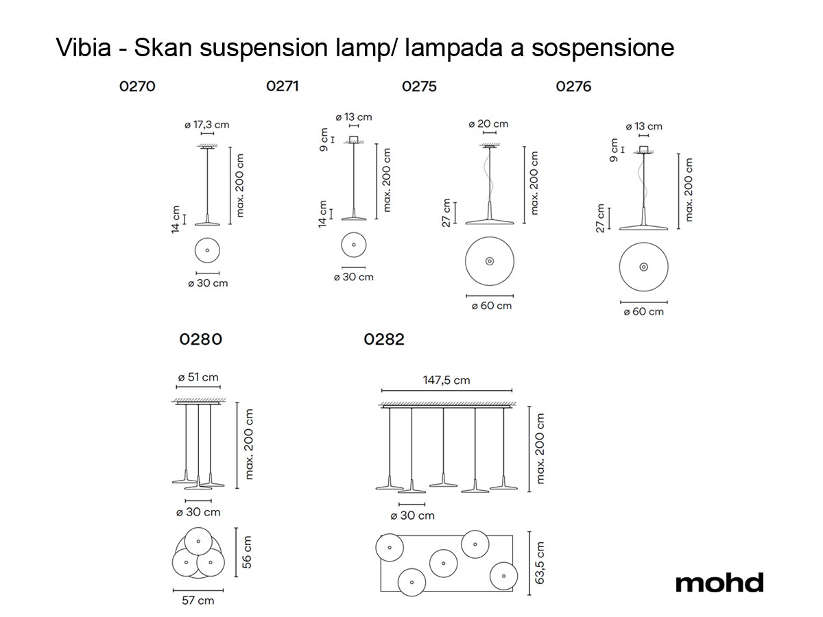 Vibia Skan Suspension Lamp