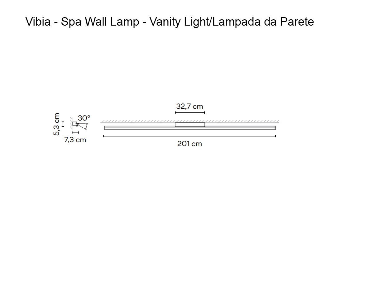 Vibia Spa Wall Lamp Vanity Light