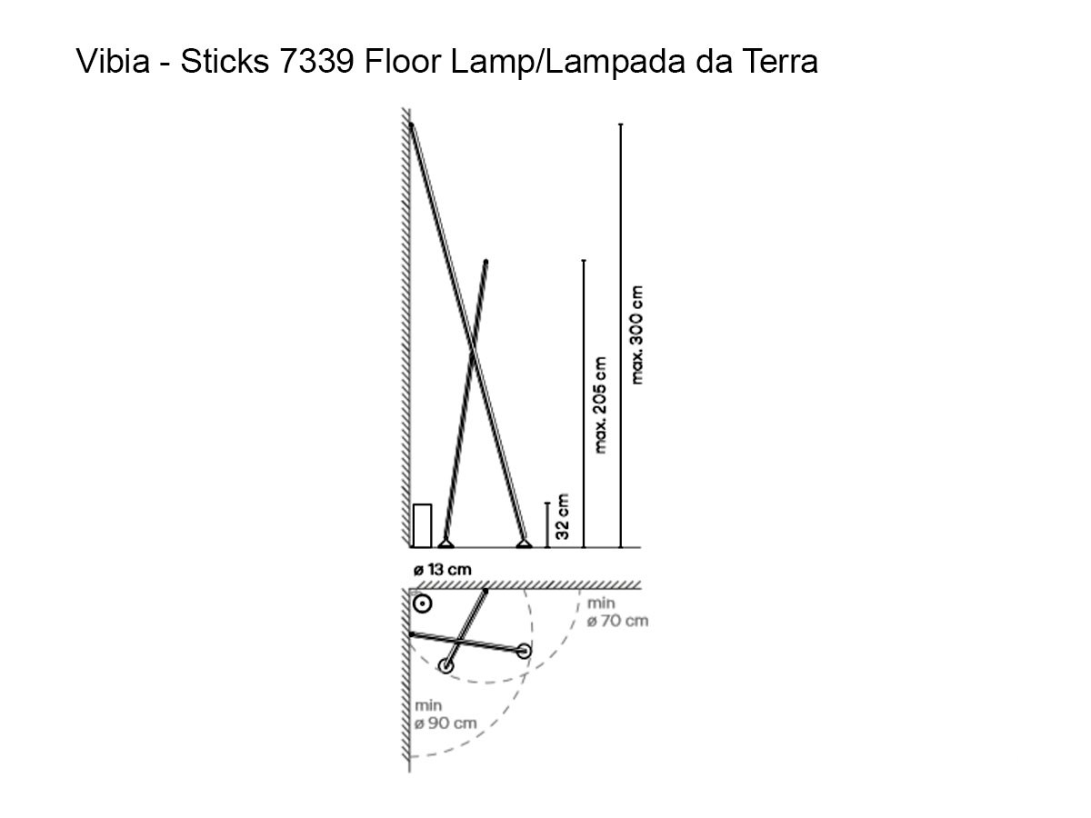 Vibia Stick Floor Lamp 7339
