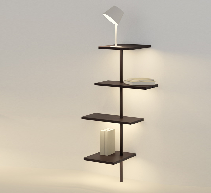 Vibia Suite Shelf Luminoso Of Wall 6027