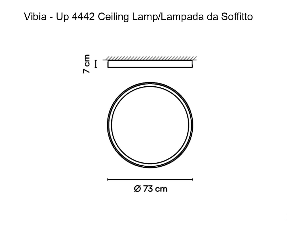Vibia Up 4442 Ceiling Lamp
