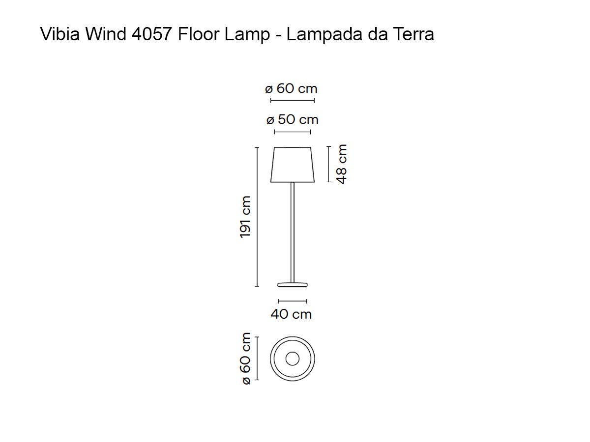 Vibia Wind 4057 Floor Lamp Outdoor