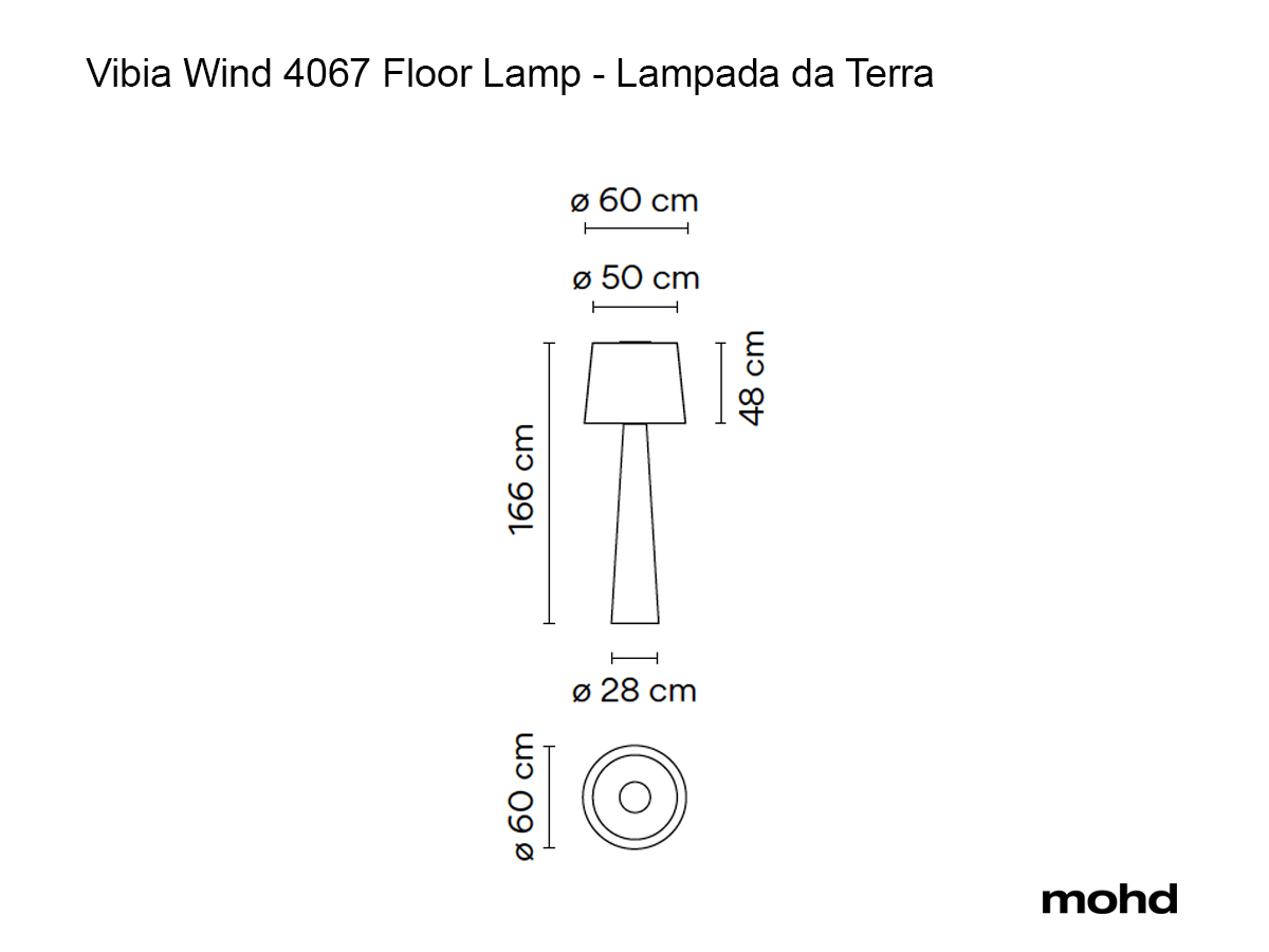 Vibia Wind 4067 Floor Lamp Outdoor