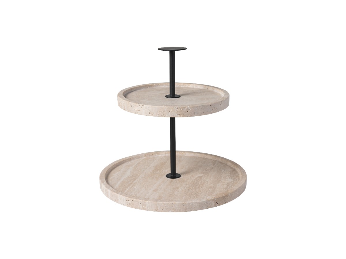 Блюдо на ножке Villeroy & Boch Manufacture Travertine Tiered