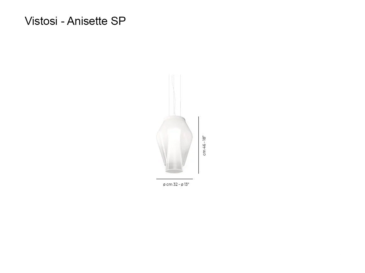 Vistosi Anisette Sp Suspension Lamp