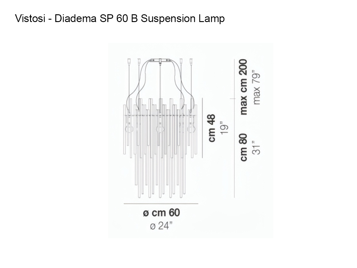 Vistosi Diadema Sp 60 B Suspension Lamp