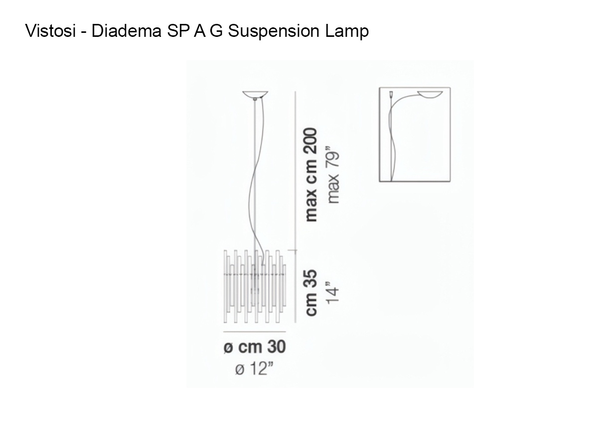 Vistosi Diadema Sp A G Suspension Lamp