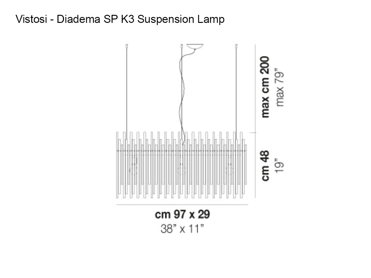 Vistosi Diadema Sp K3 Suspension Lamp