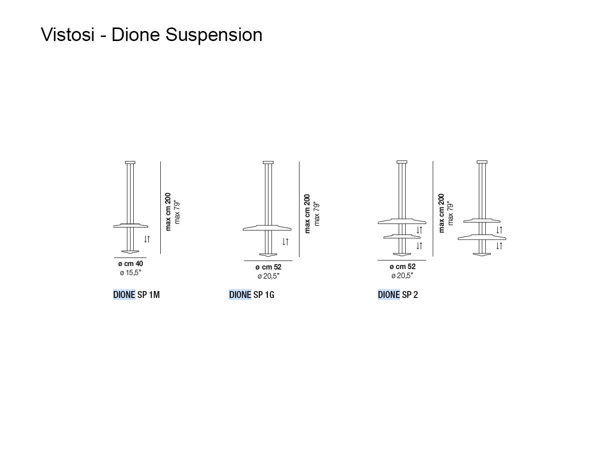 Vistosi Dione Suspension Lamp
