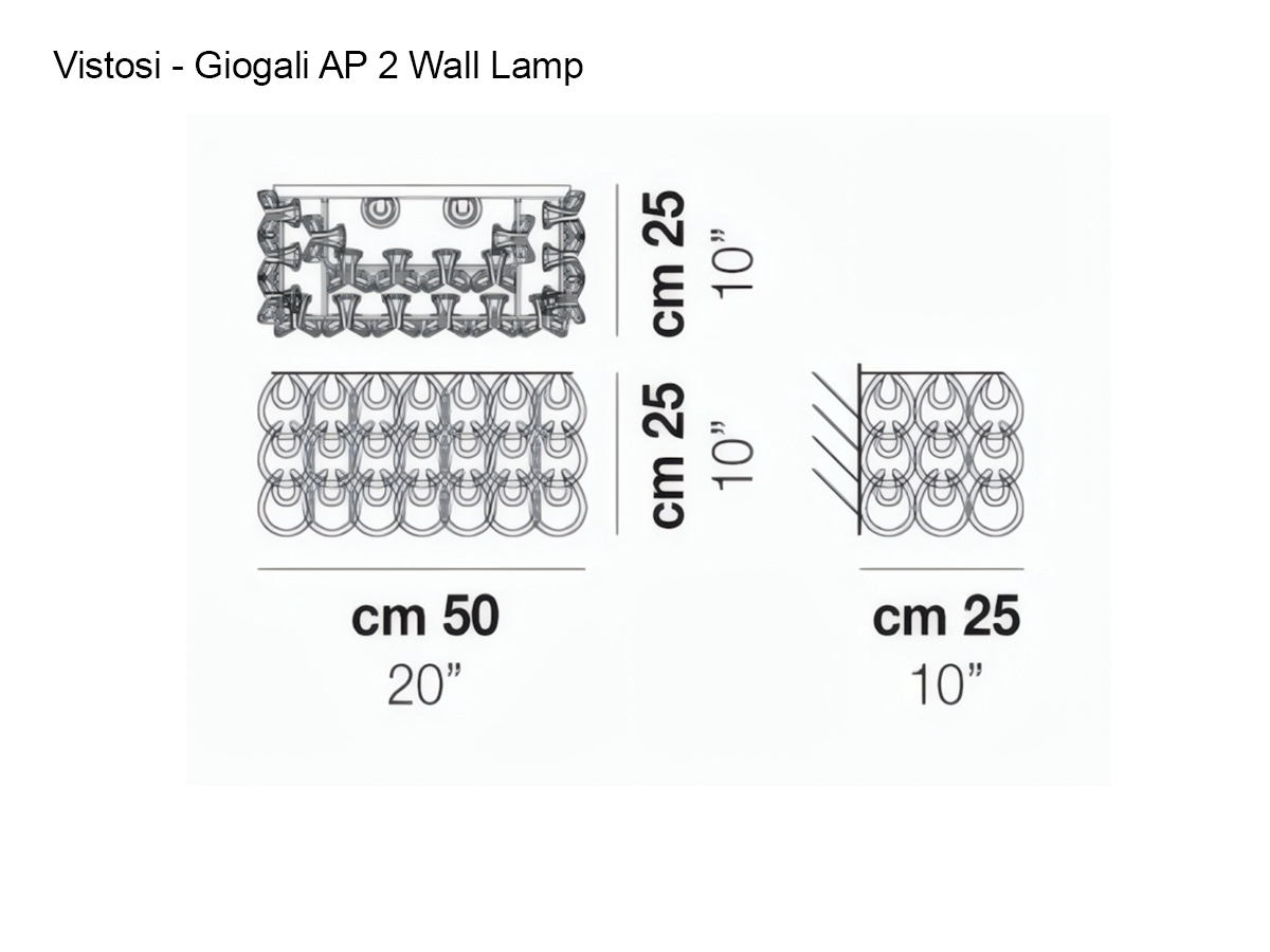 Vistosi Giogali Ap 2 Wall Lamp