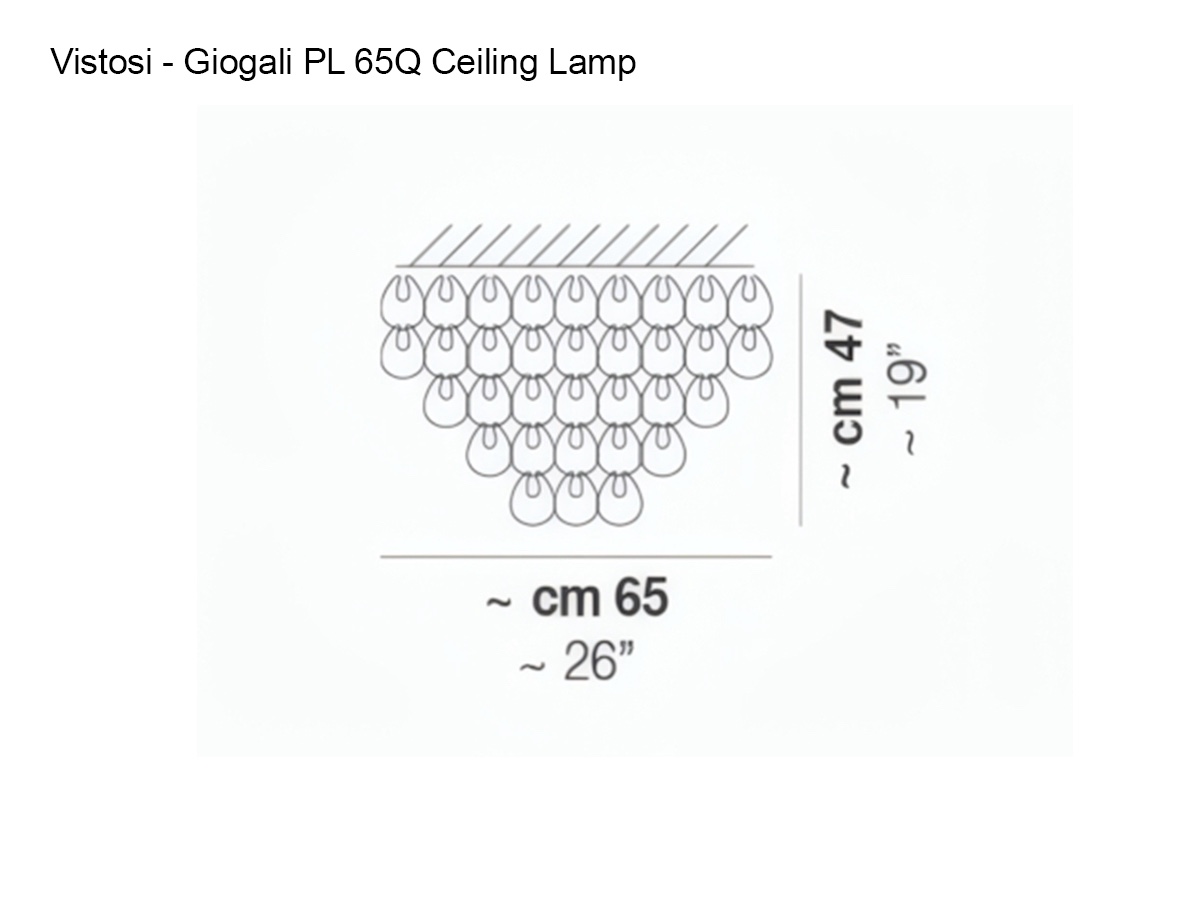 Vistosi Giogali Pl 65q Ceiling Lamp