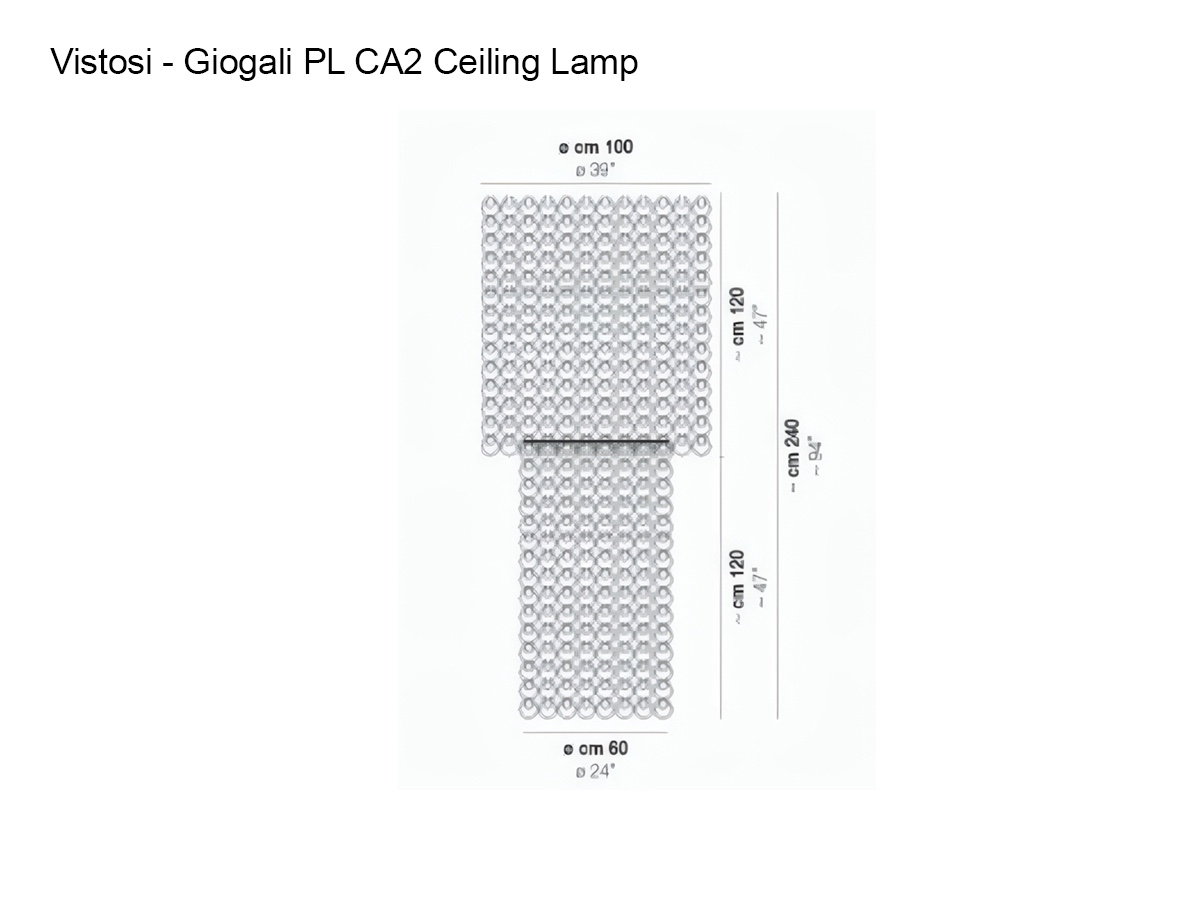 Vistosi Giogali Pl Ca2 Ceiling Lamp