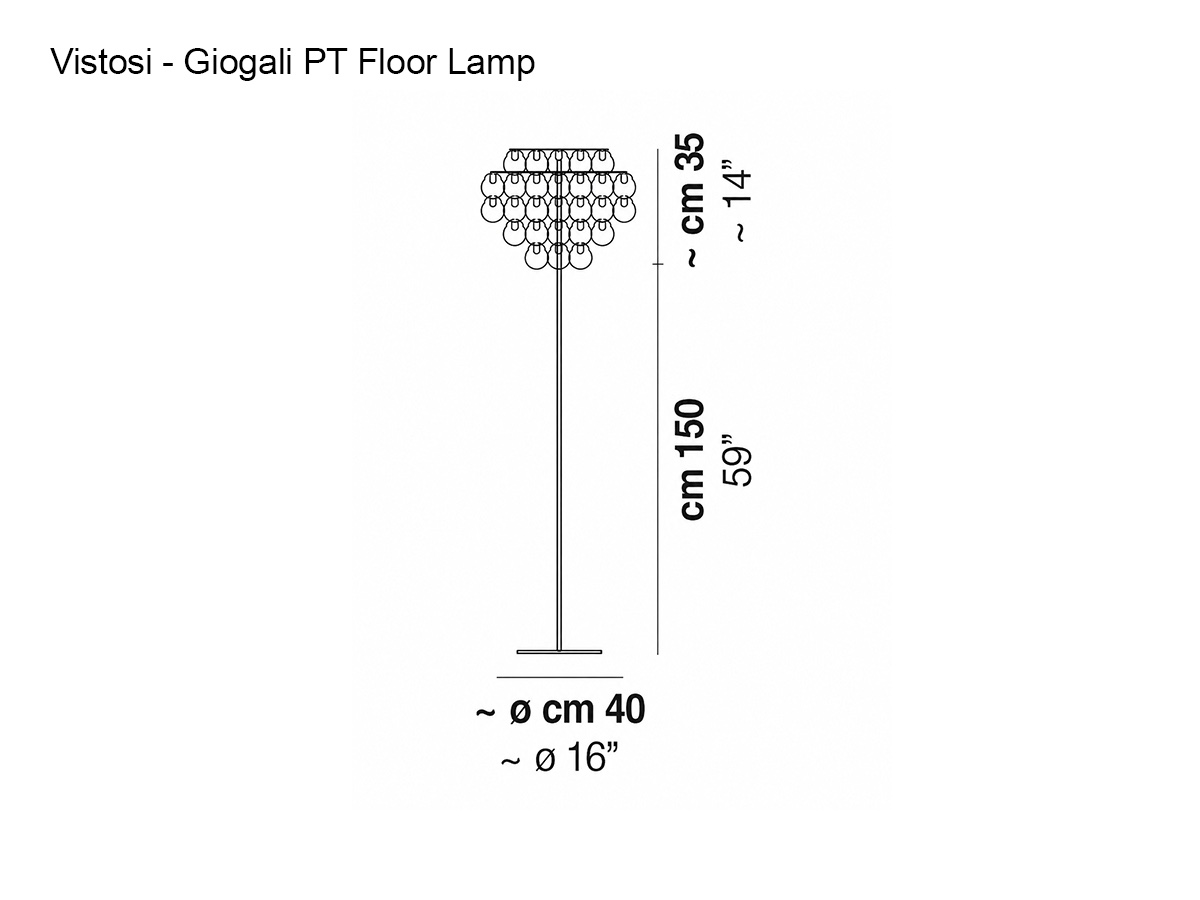 Vistosi Giogali Pt Floor Lamp