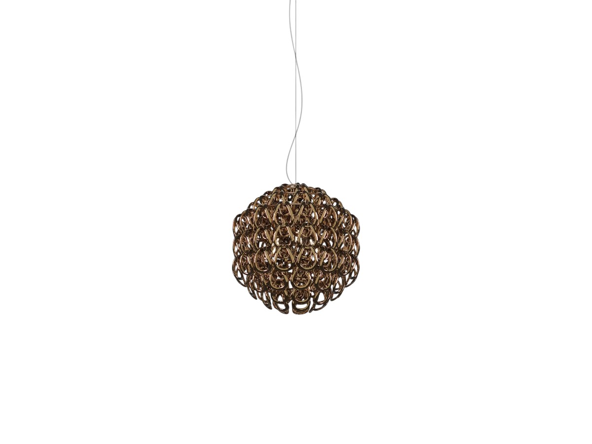 Vistosi Giogali Sp 50 Suspension Lamp Bronze Structure