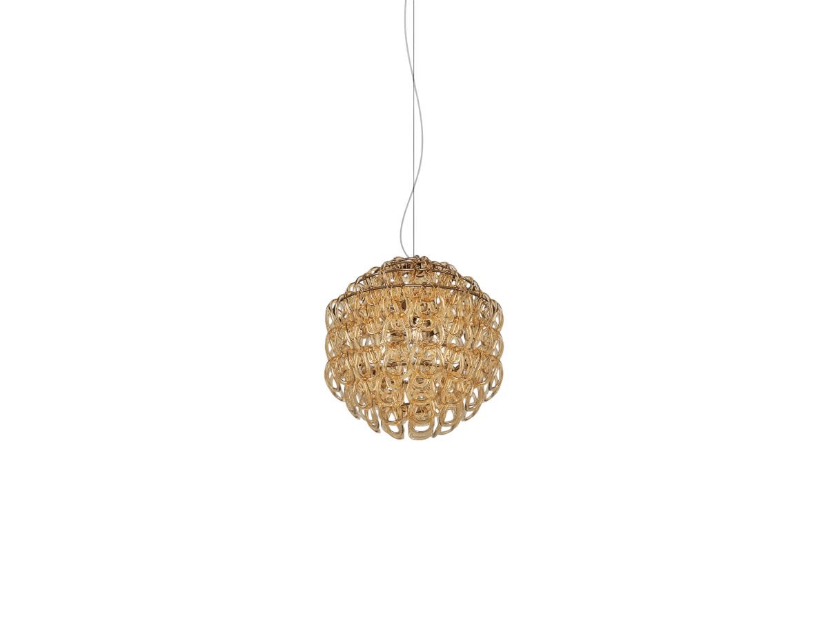 Vistosi Giogali Sp 50 Suspension Lamp Bronze Structure