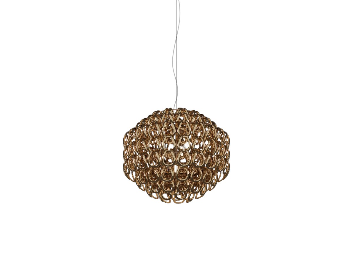 Vistosi Giogali Sp 65 Suspension Lamp Bronze Structure