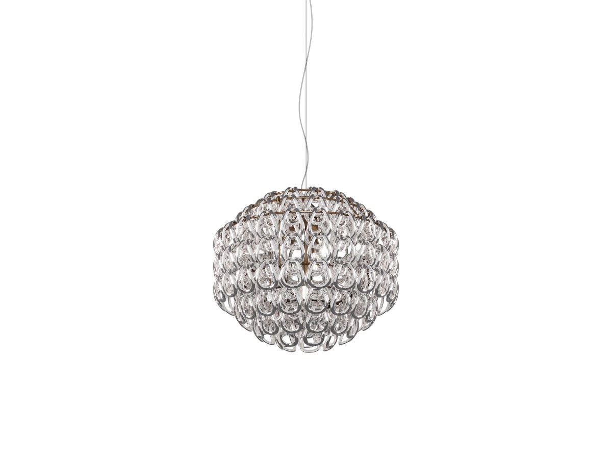Vistosi Giogali Sp 65 Suspension Lamp Bronze Structure