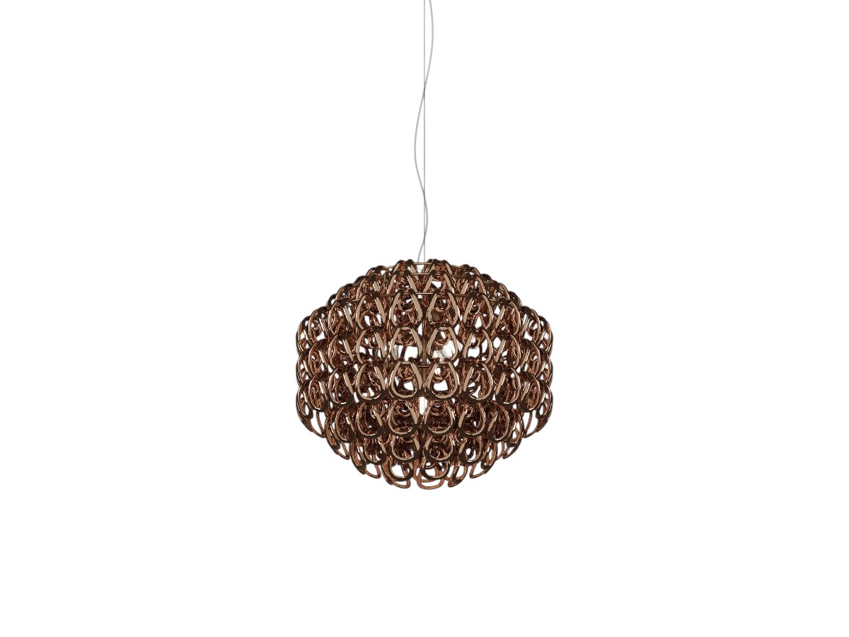 Vistosi Giogali Sp 65 Suspension Lamp Bronze Structure