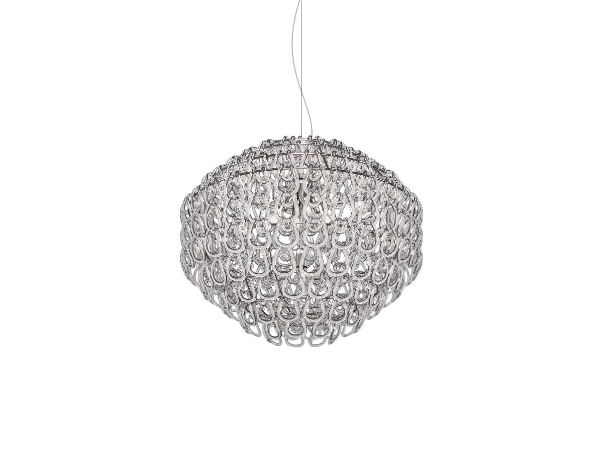 Vistosi Giogali Sp 85 Suspension Lamp Chrome Structure