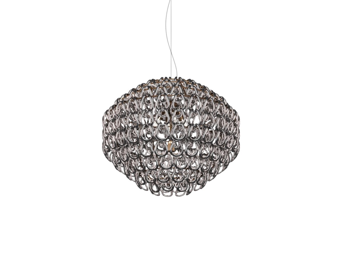 Vistosi Giogali Sp 85 Suspension Lamp Bronze Structure