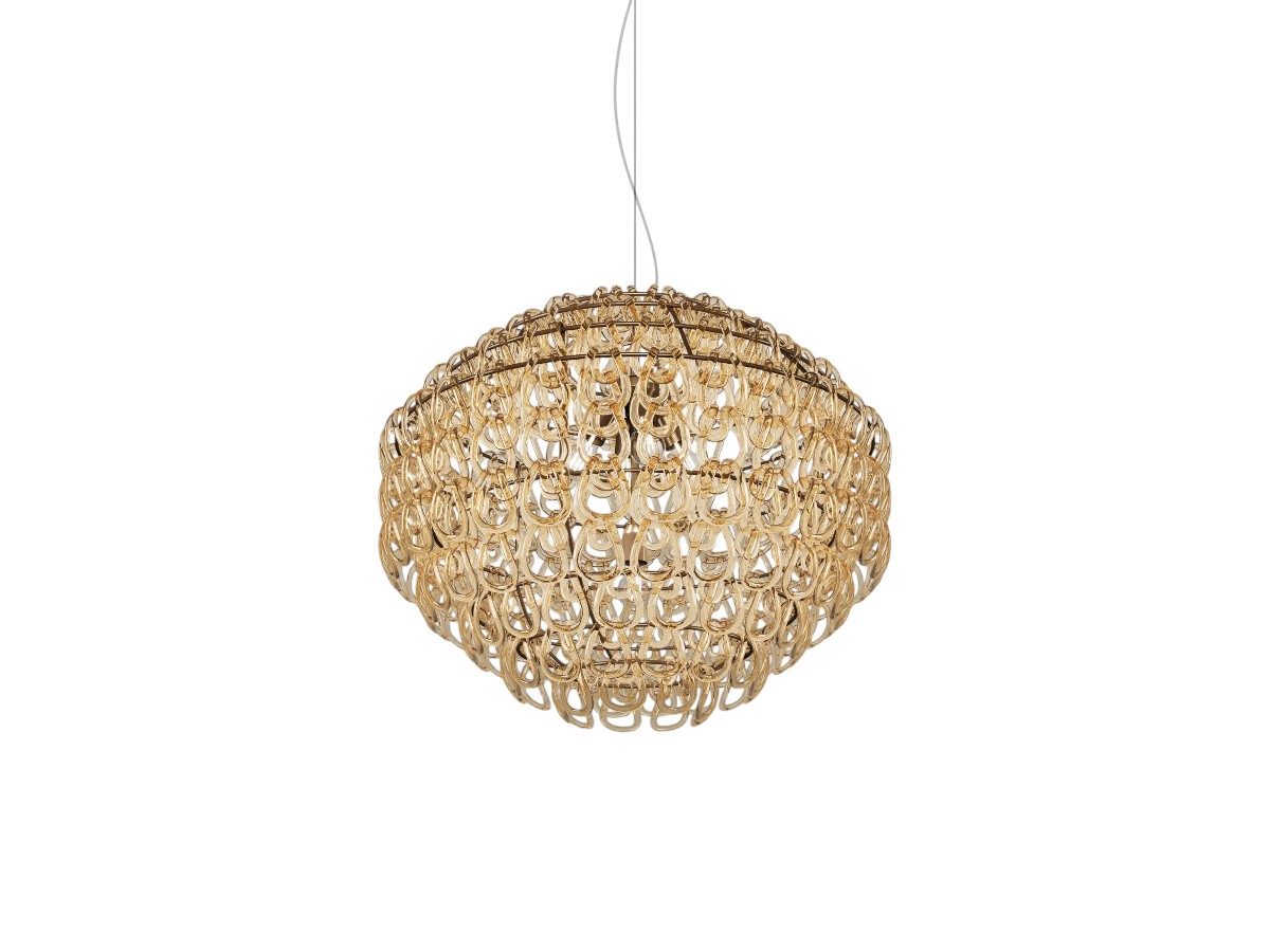 Vistosi Giogali Sp 85 Suspension Lamp Bronze Structure