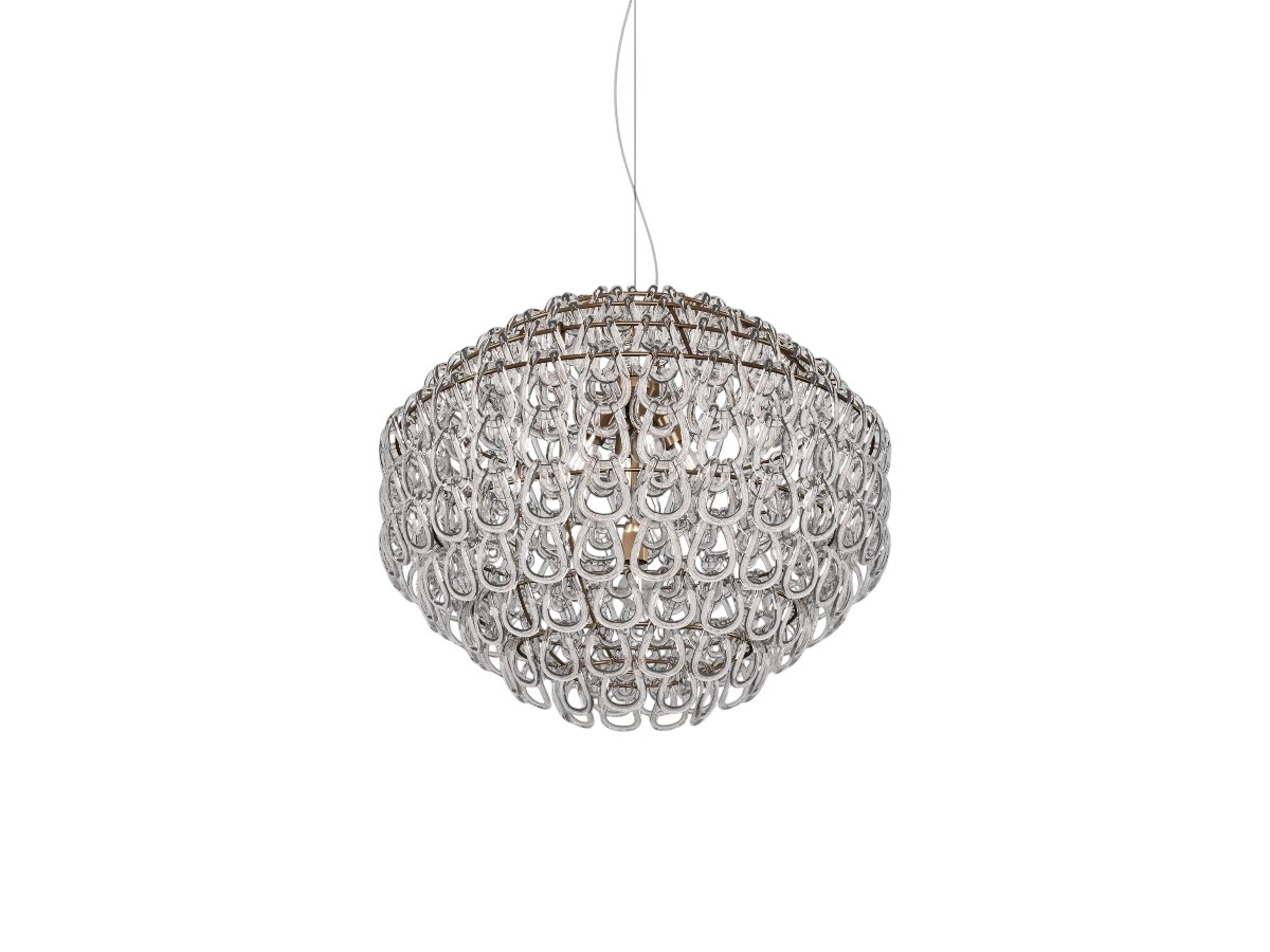 Vistosi Giogali Sp 85 Suspension Lamp Bronze Structure