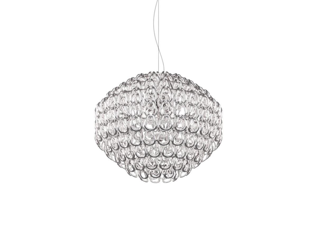Vistosi Giogali Sp 85 Suspension Lamp Chrome Structure