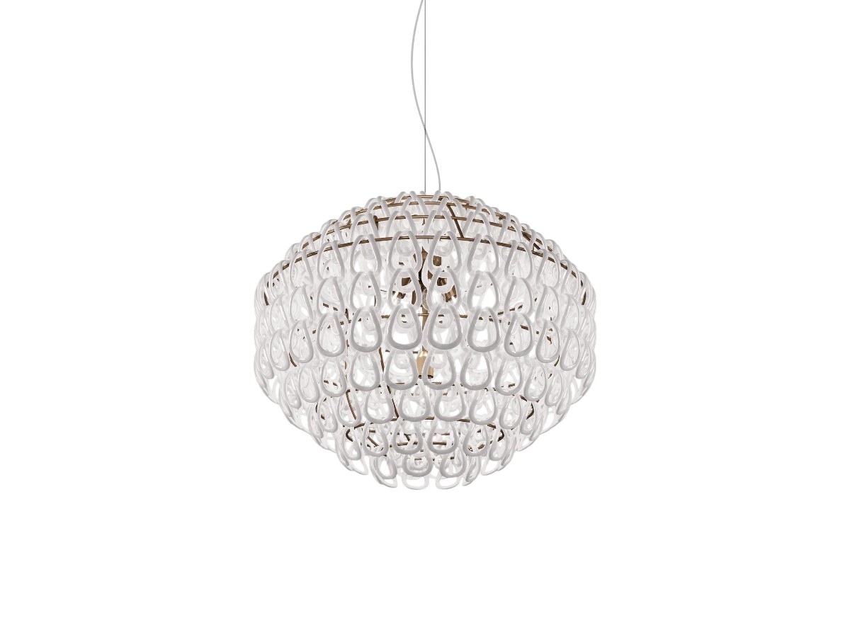 Vistosi Giogali Sp 85 Suspension Lamp Bronze Structure
