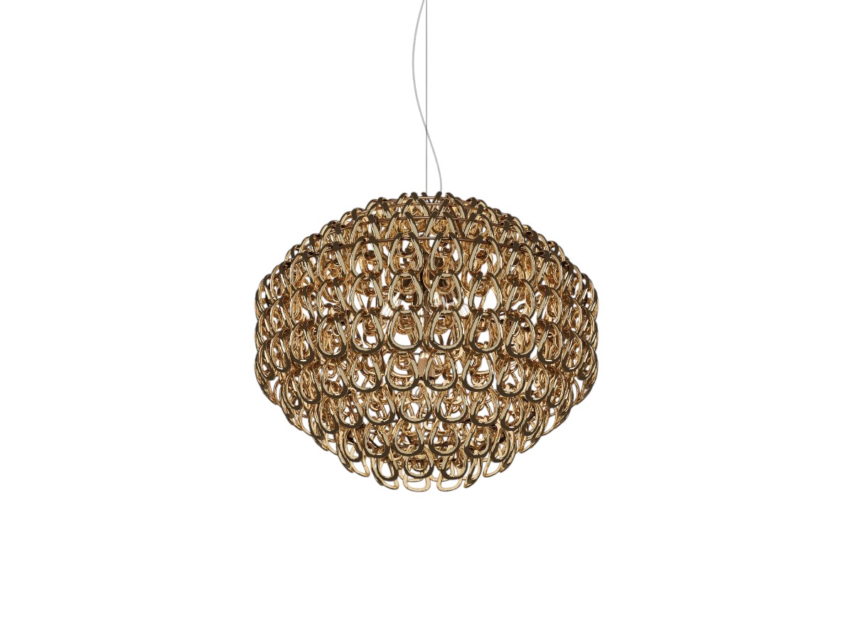 Vistosi Giogali Sp 85 Suspension Lamp Bronze Structure
