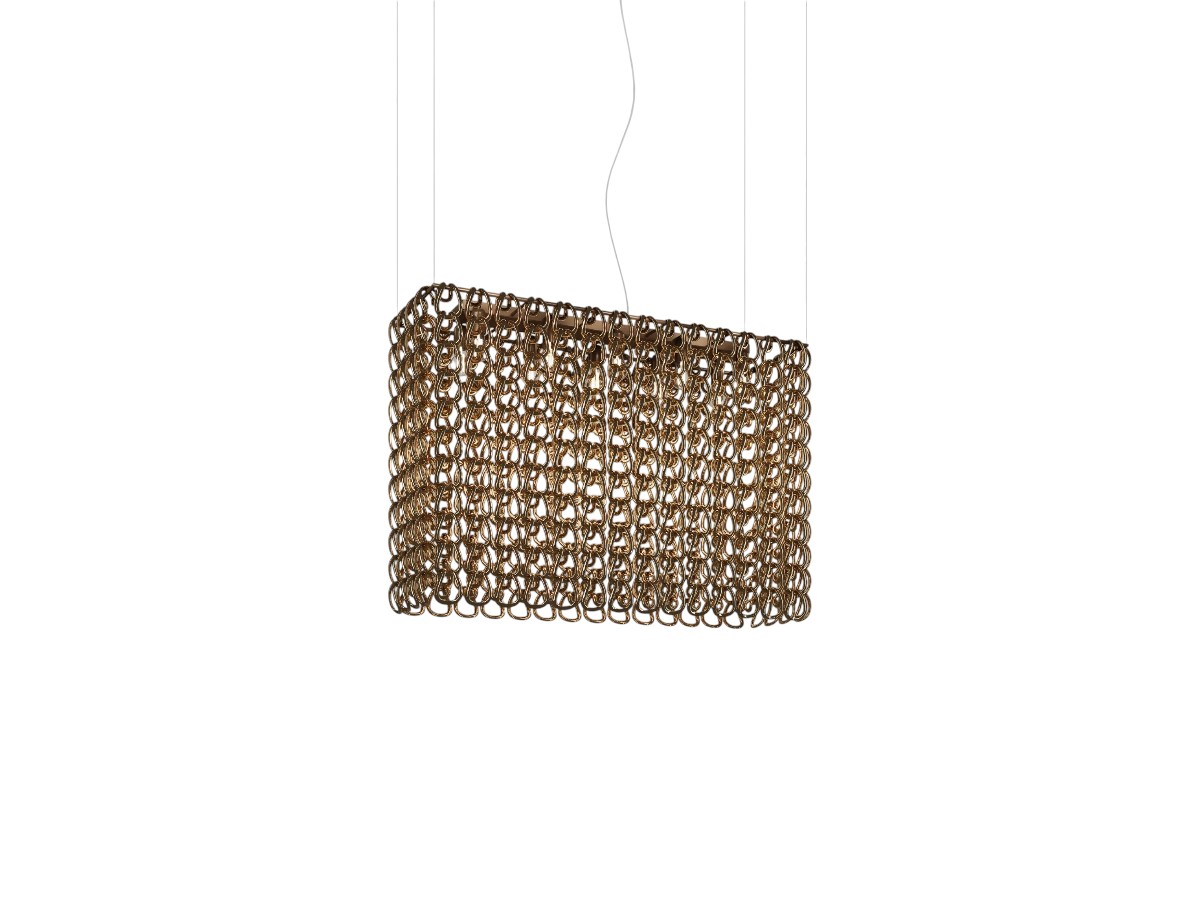 Vistosi Giogali Sp Re1 Suspension Lamp Bronze Structure