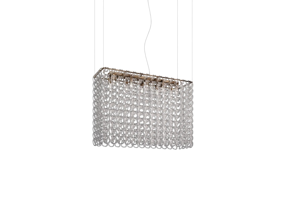 Vistosi Giogali Sp Re1 Suspension Lamp Bronze Structure