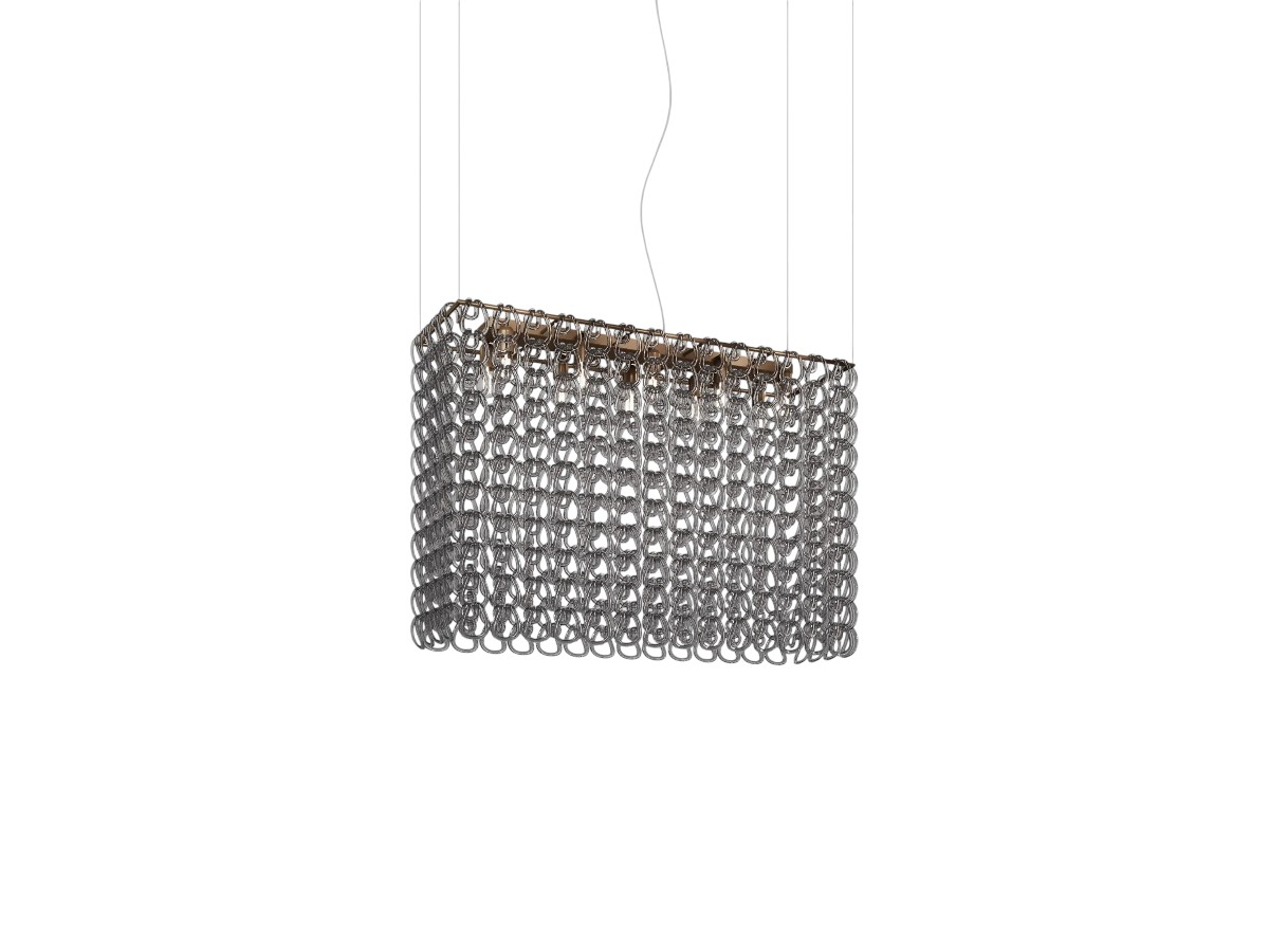 Vistosi Giogali Sp Re1 Suspension Lamp Bronze Structure