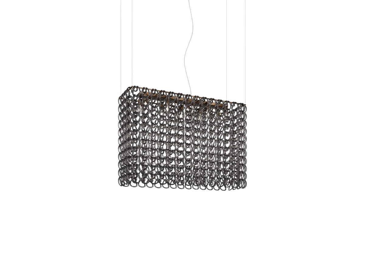 Vistosi Giogali Sp Re1 Suspension Lamp Bronze Structure