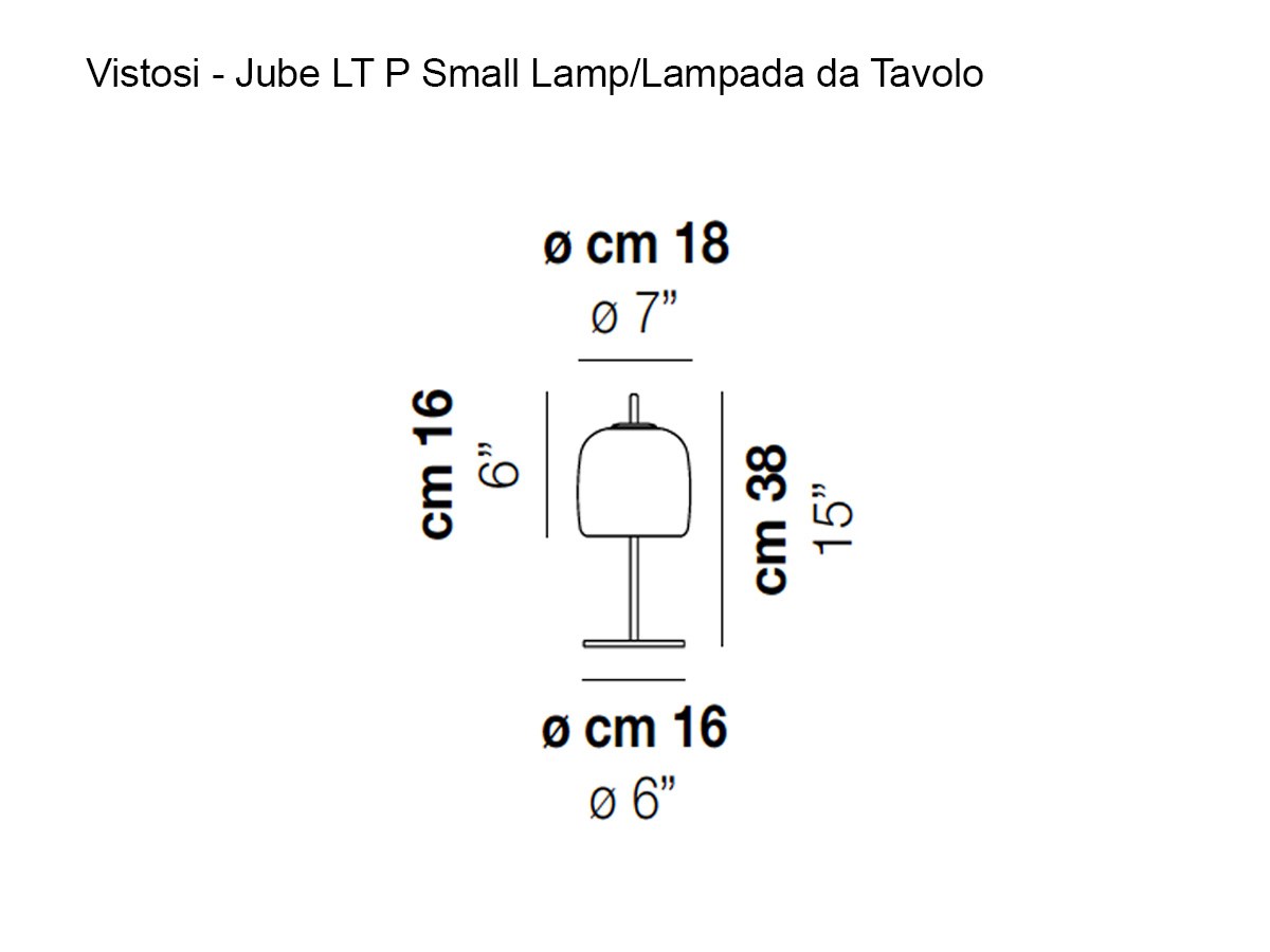 Vistosi Jube Lt P Table Lamp