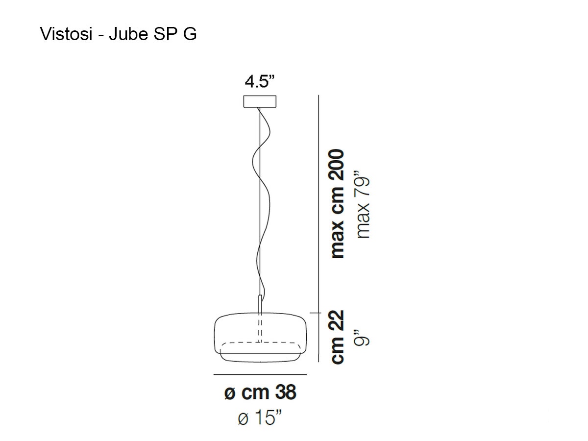 Vistosi Jube Sp G Suspension Lamp