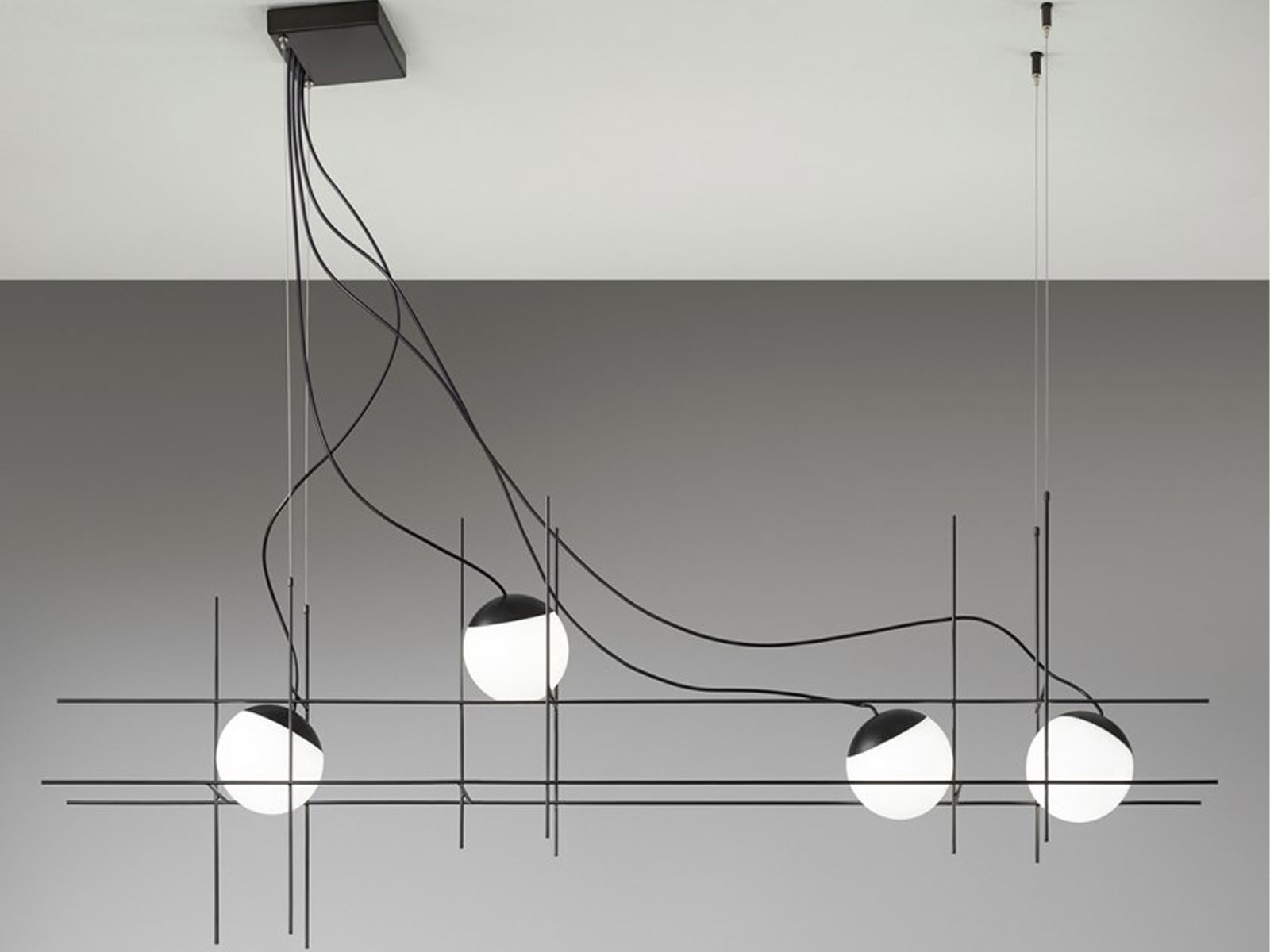 Vistosi Plot Frame 4 Suspension Lamp