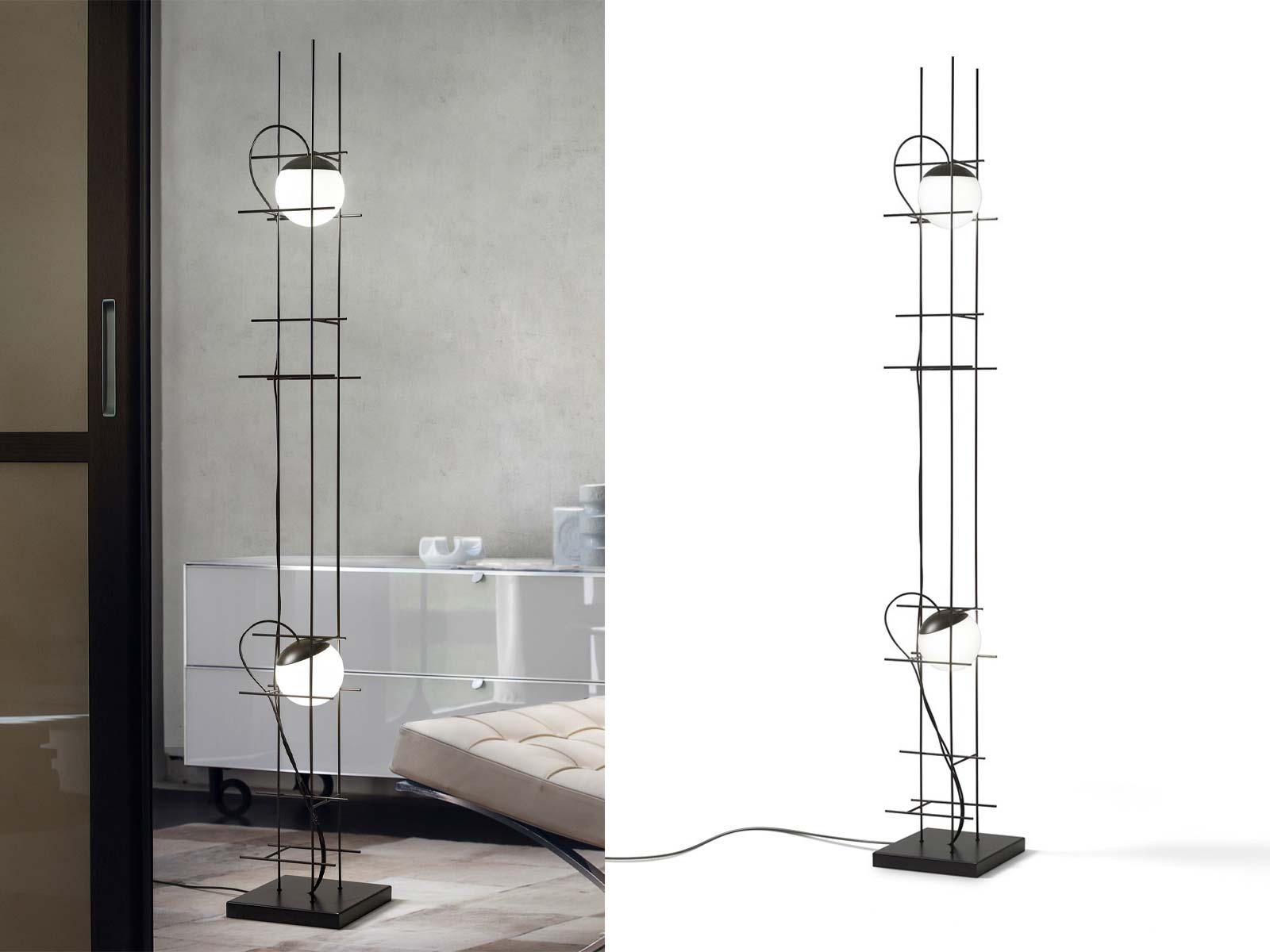 Vistosi Plot Frame Floor Lamp