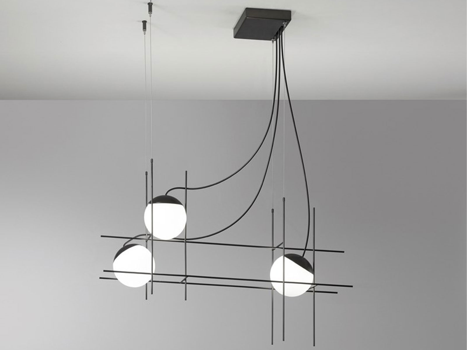 Vistosi Plot Frame Sp 3 Suspension Lamp