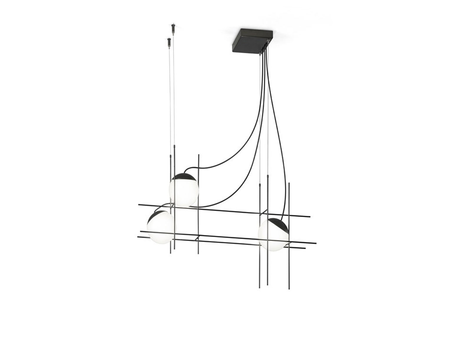 Vistosi Plot Frame Sp 3 Suspension Lamp