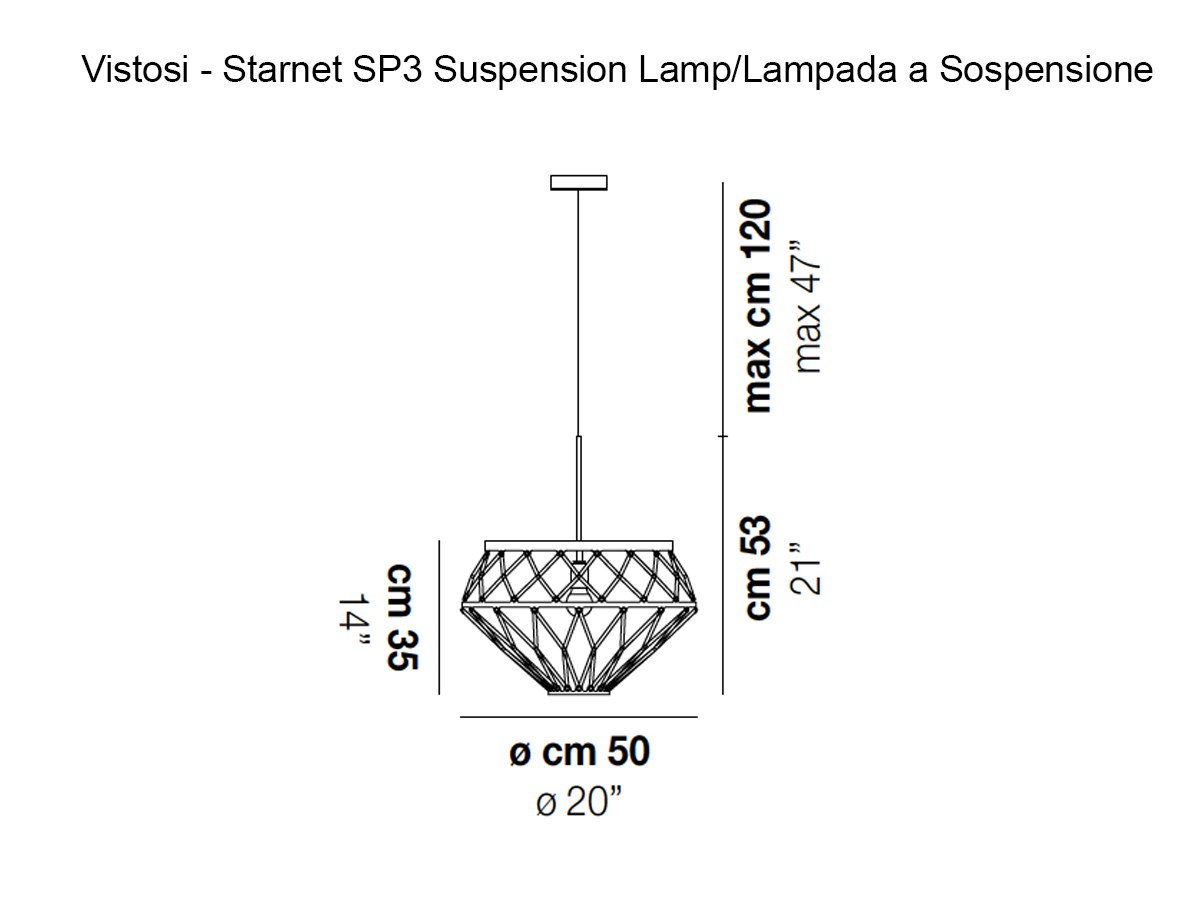 Vistosi Starnet Sp3 Suspension Lamp