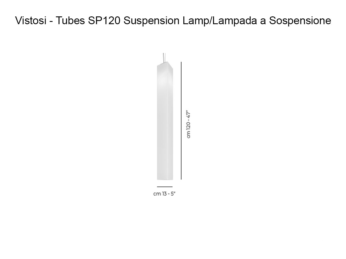 Vistosi Tubes Sp120 Suspension Lamp