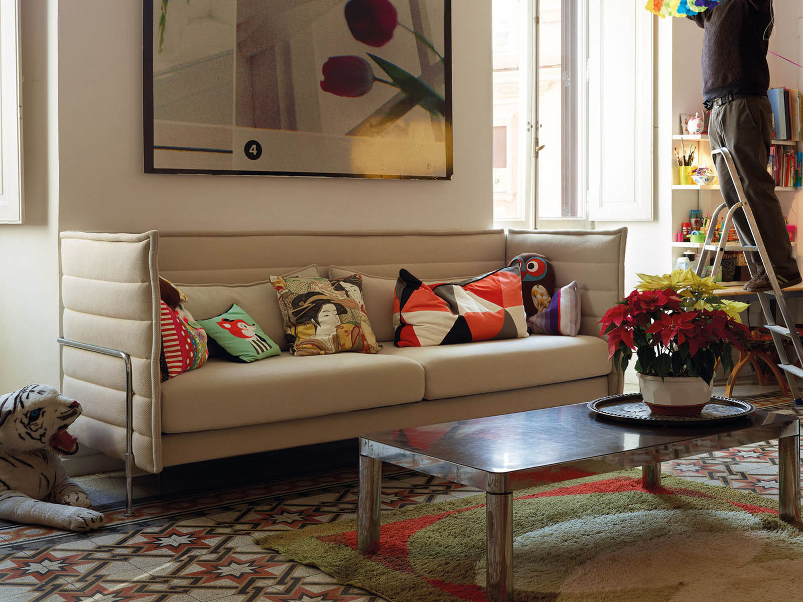 Vitra Alcove Sofa 3 Seater Lowback