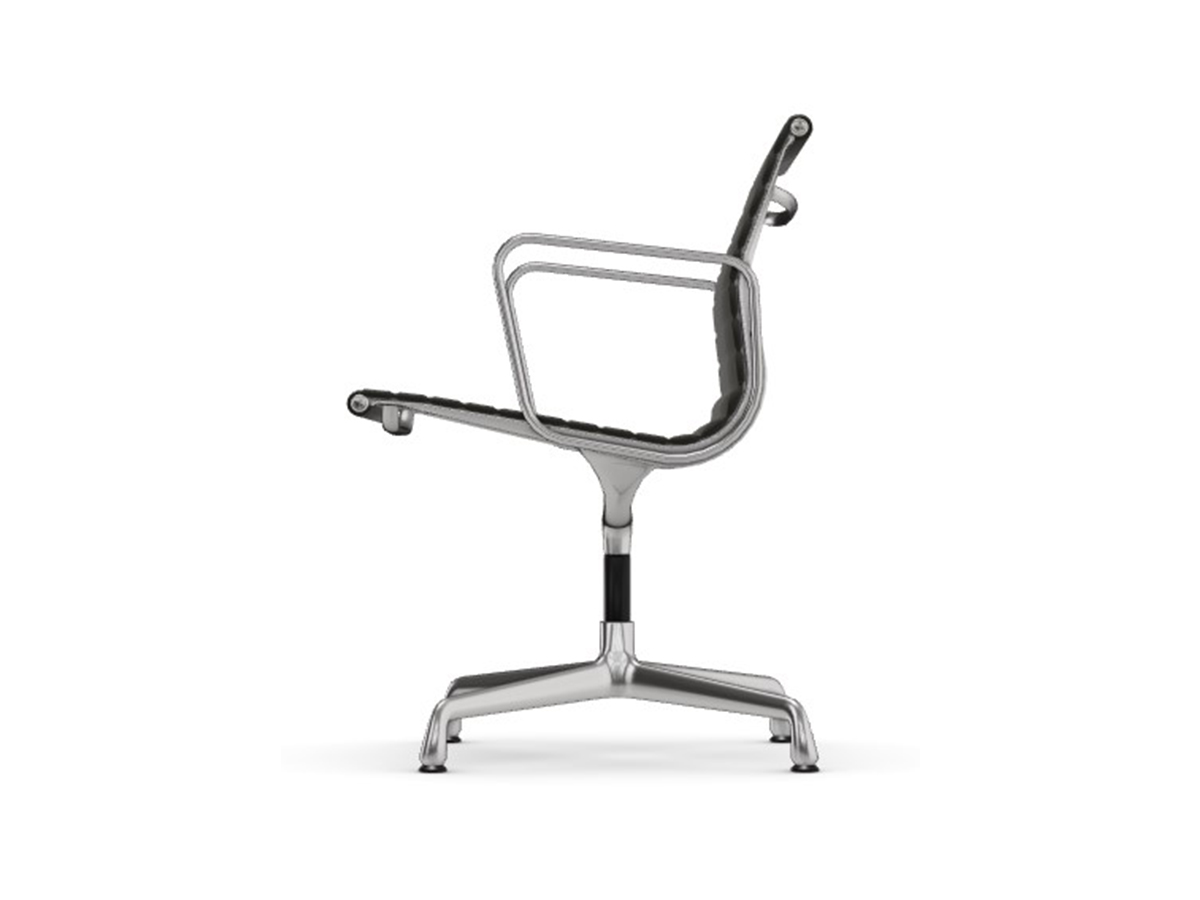 Vitra Aluminium Chairs Ea 108 Leather