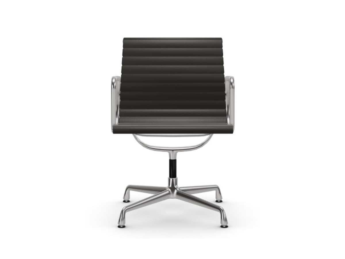 Vitra Aluminium Chairs Ea 108 Leather