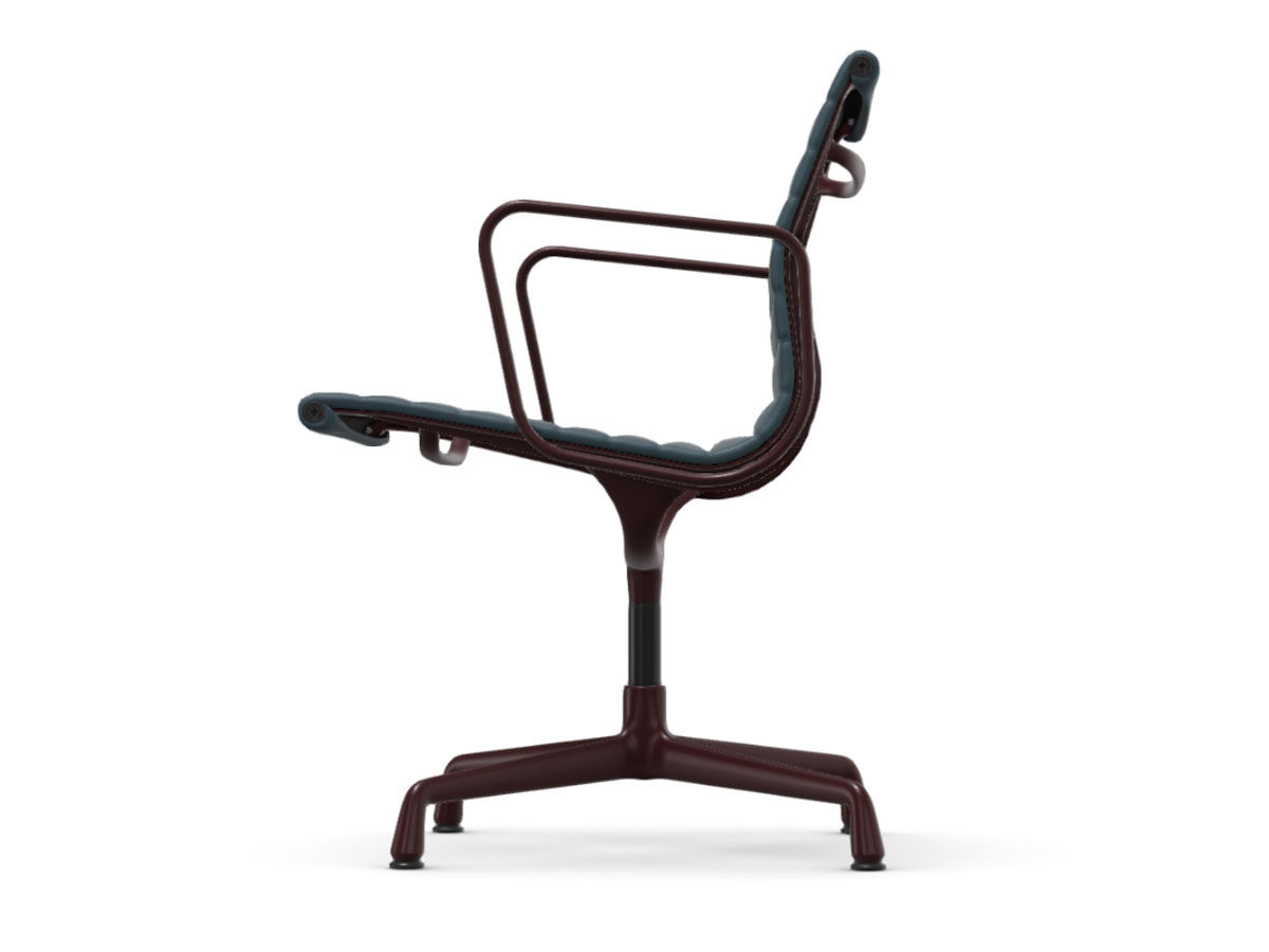 Vitra Aluminium Chairs Ea 108 Leather