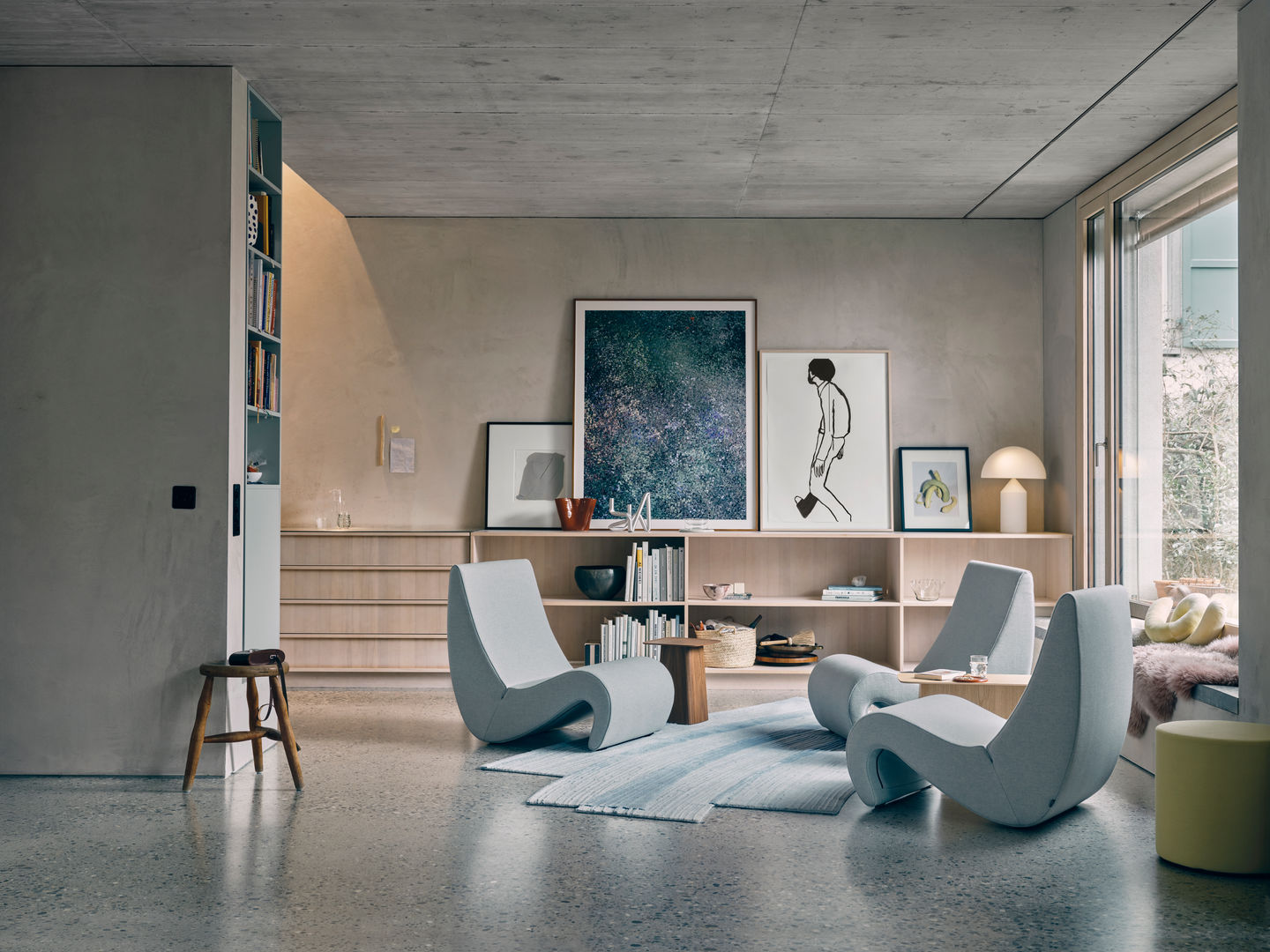 Vitra Amoebe Armchair Lowback